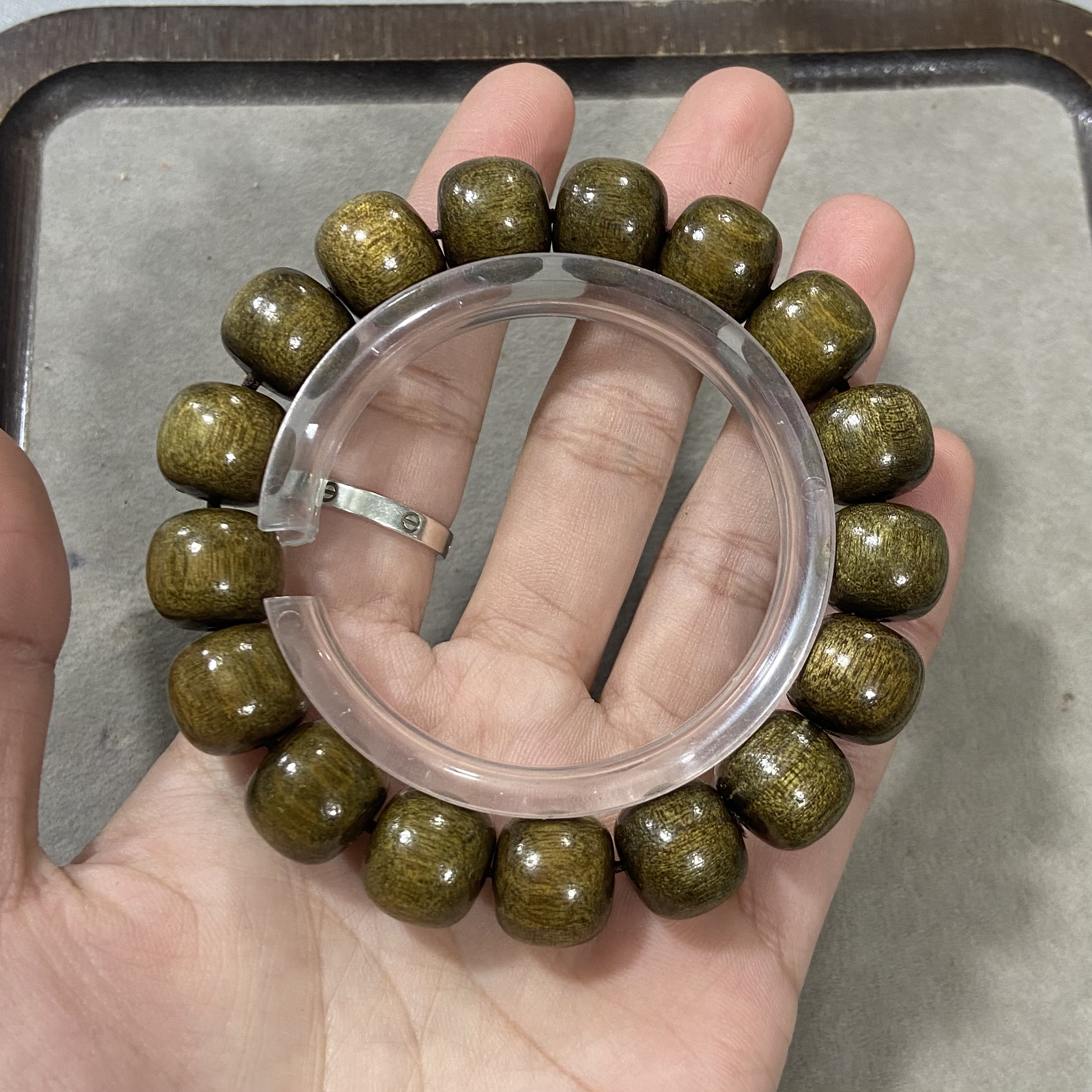 484金丝楠老型珠卡1.3单圈手串