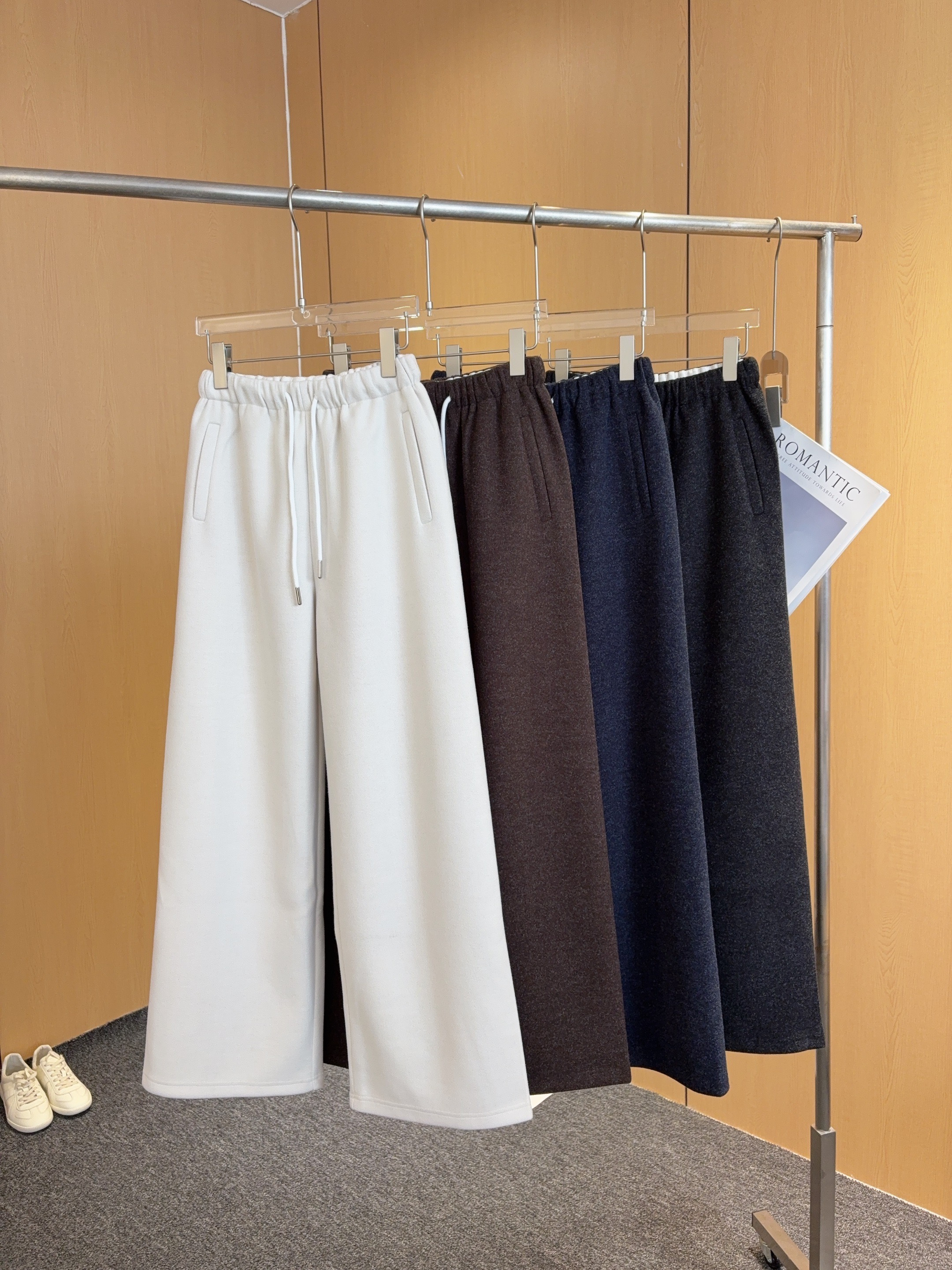 休闲秋冬阔腿裤宽松休闲裤卫裤