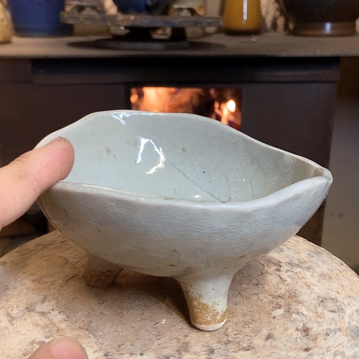 盘手工高温原矿窑变