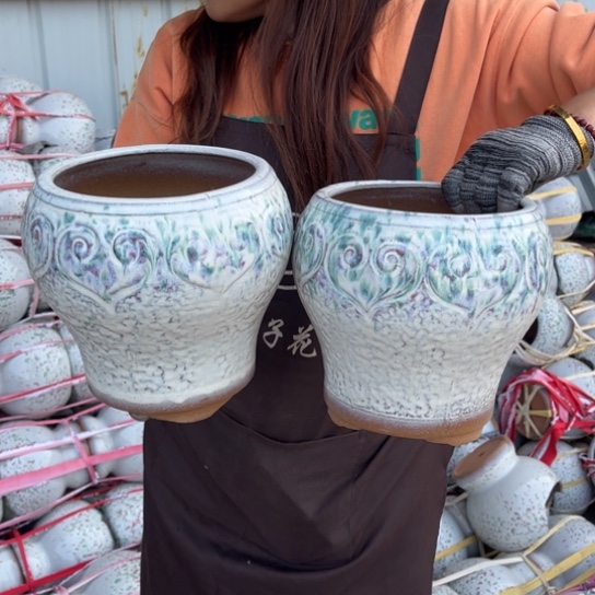 红陶口18高20瑕疵