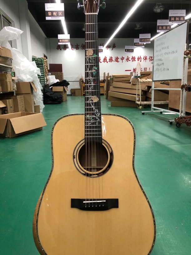 41寸云桃全单入门民谣零基础学习吉他圆孔全单木吉他云杉全单吉他