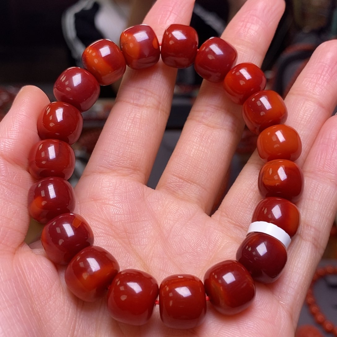 南红玛瑙单圈12m m未镶嵌