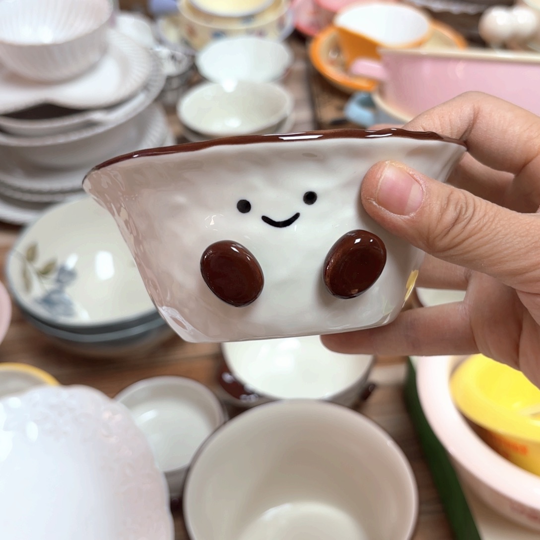 陶瓷可可豆米饭碗4