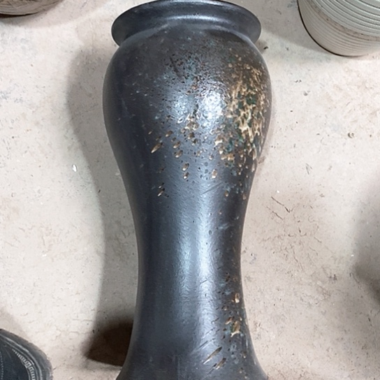 紫砂花盆口17高度41黑色