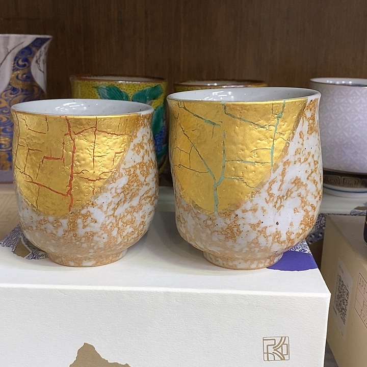 摆件进口瓷器九谷