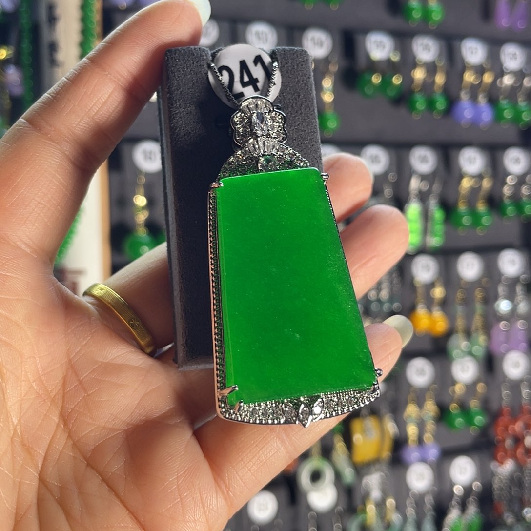 翡翠银S925镀金镶嵌耳饰241所有都要直播间的货