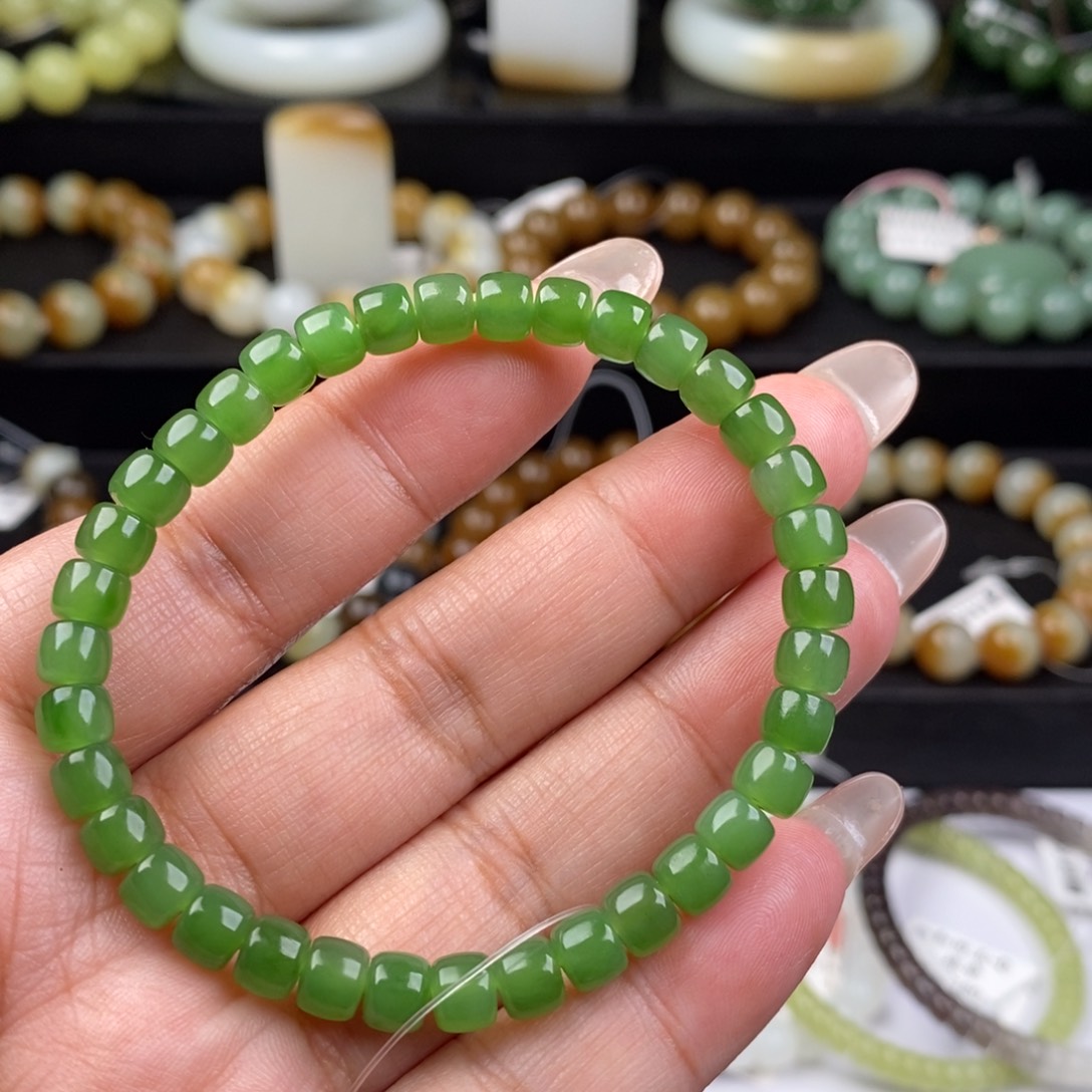 和田玉手串未镶嵌