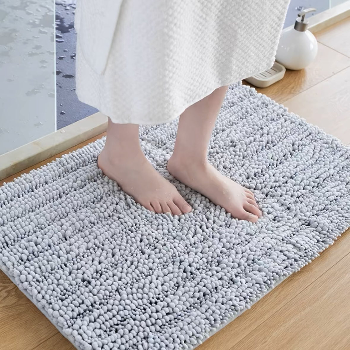 （主播自用款）特厚雪尼尔地垫回弹吸水防滑大号50*80cm