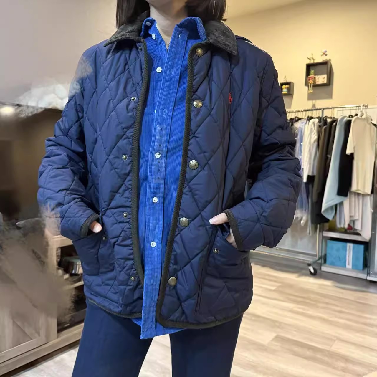 POLO RALPH LAUREN美国直邮男大童（可拆）戴帽菱格棉服3239434550