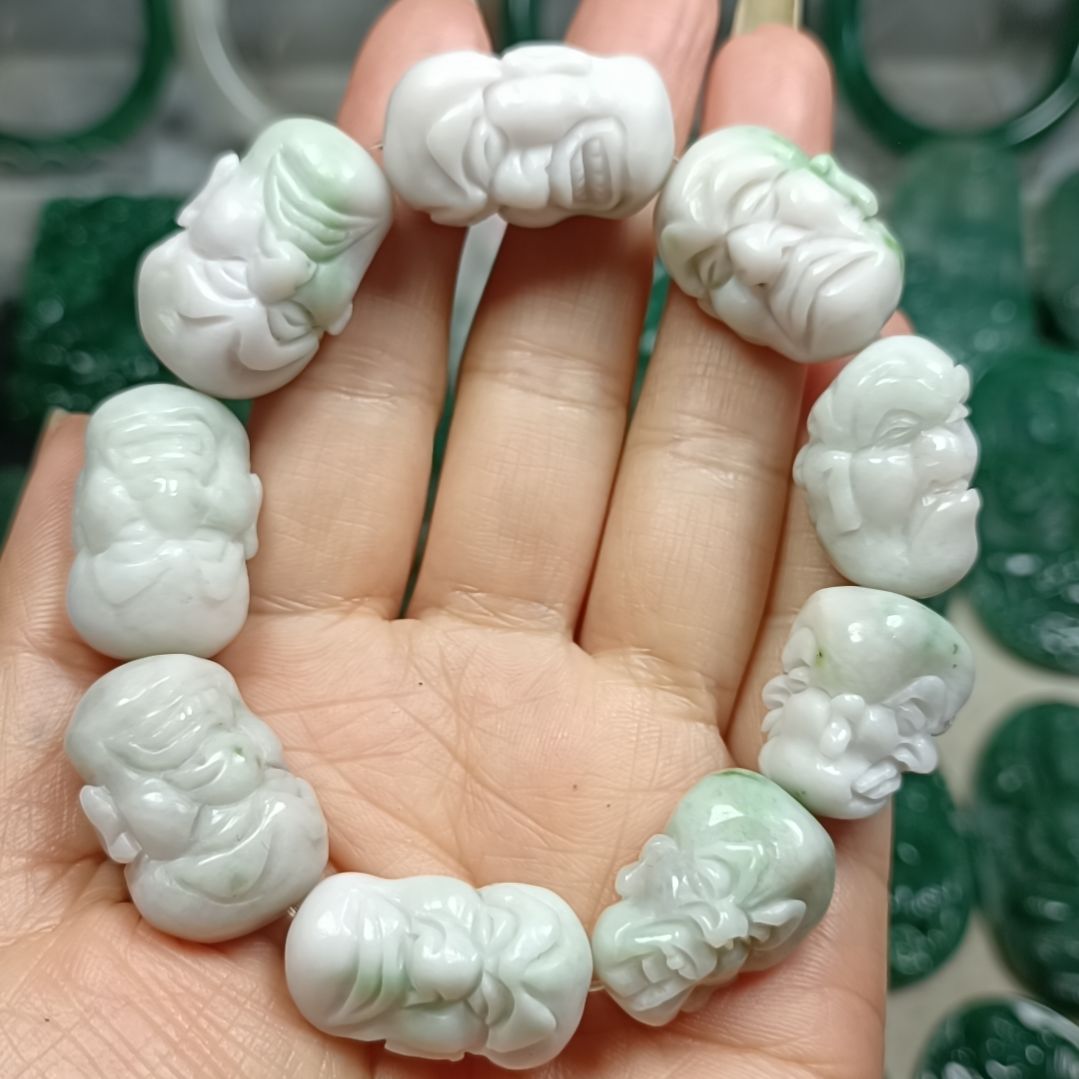 独山玉未镶嵌手串