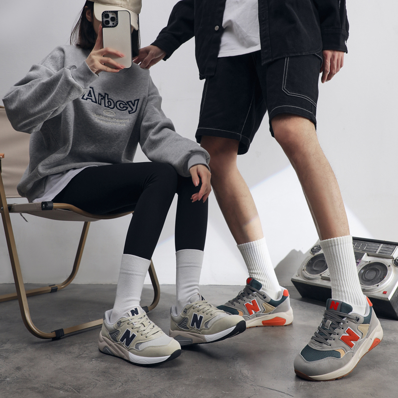 NEW BOLUNE/新百伦580经典爆款休闲增高运动鞋情侣百搭跑步鞋男士