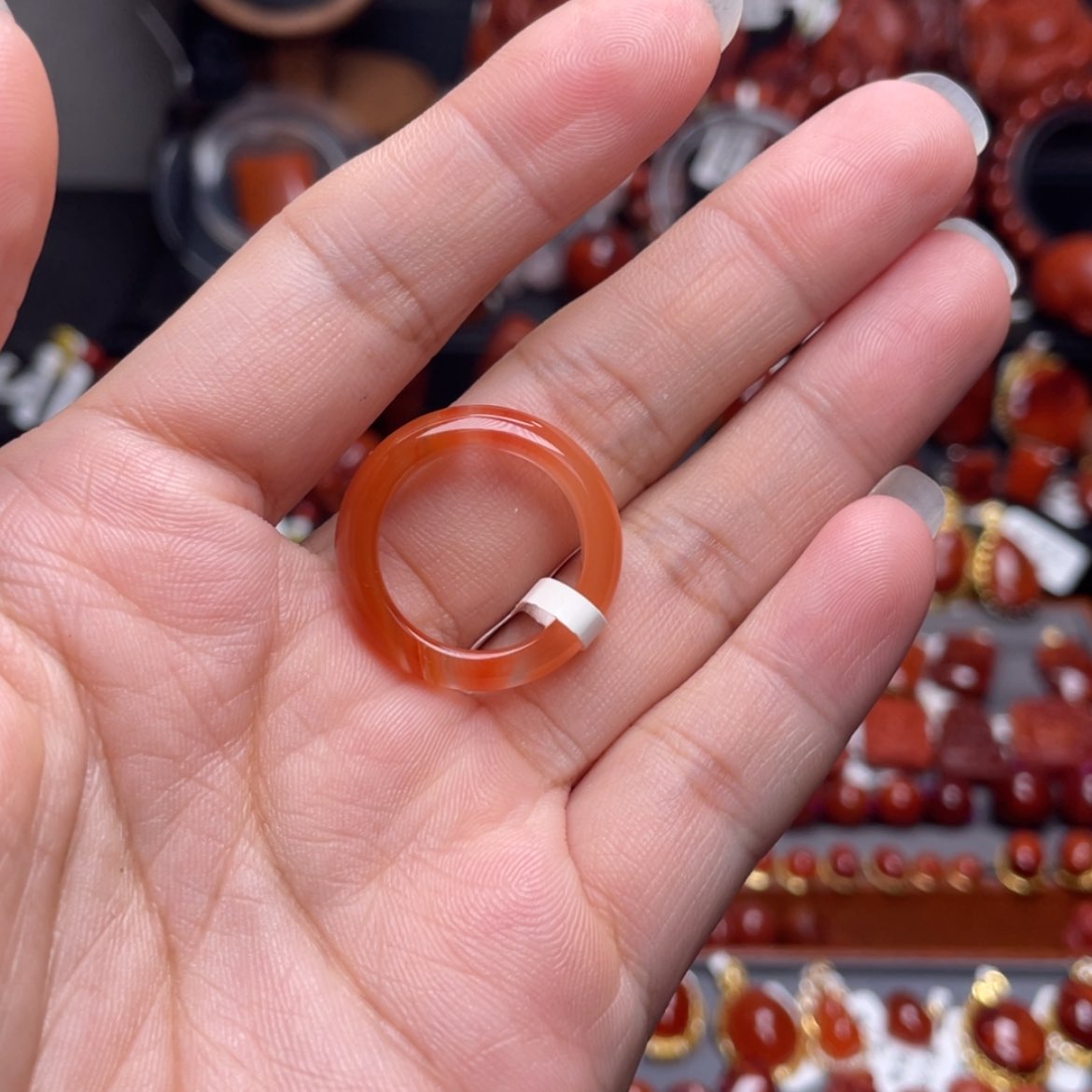 【闪购商品】未镶嵌18mm圈口南红玛瑙