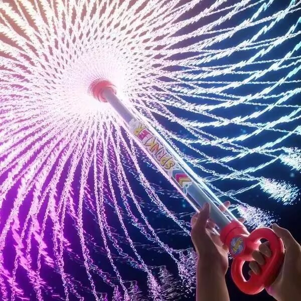 【正版超大号新品烟花水枪】沙滩玩具喷水抽拉式打水仗拍照神器