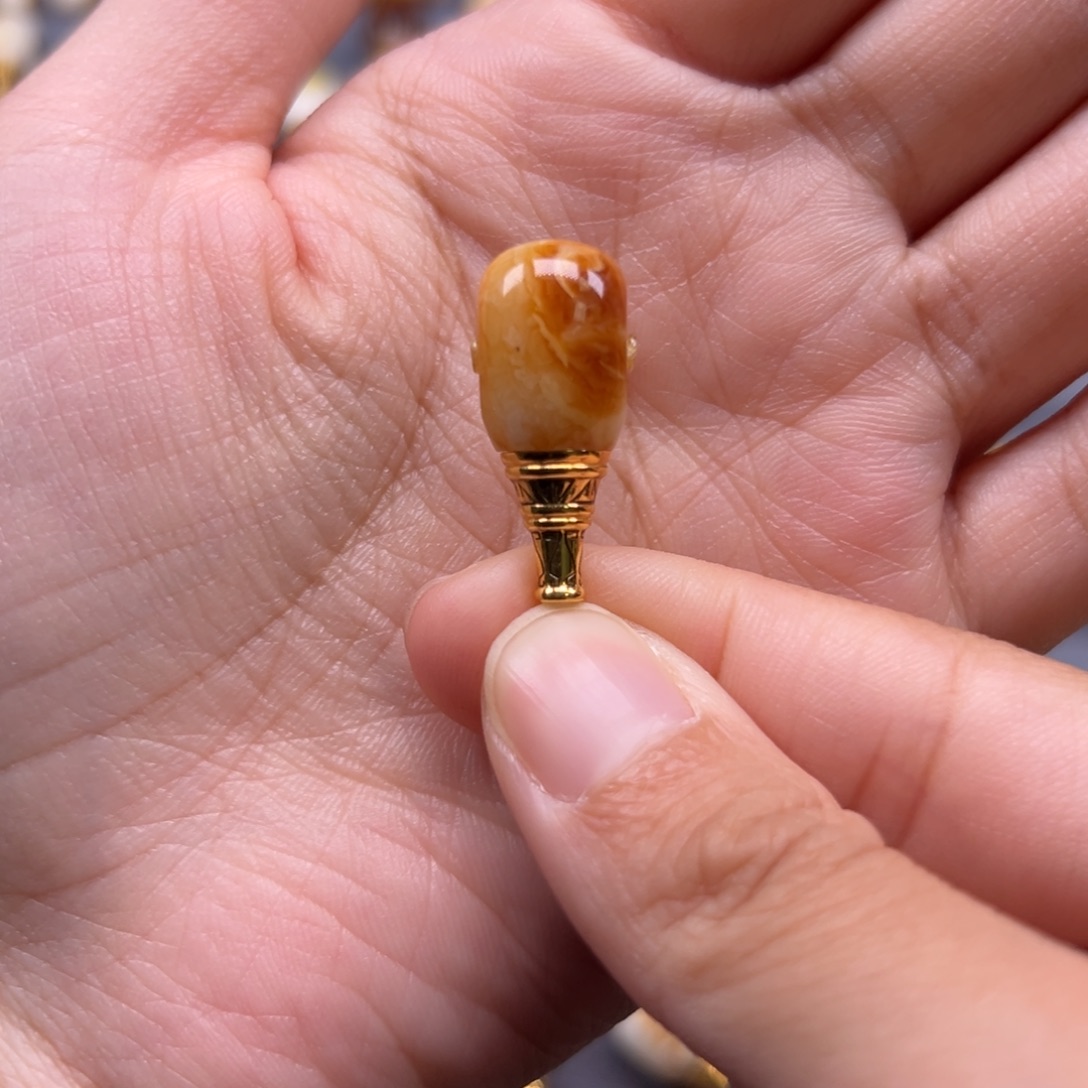 琥珀未镶嵌裸石10mm