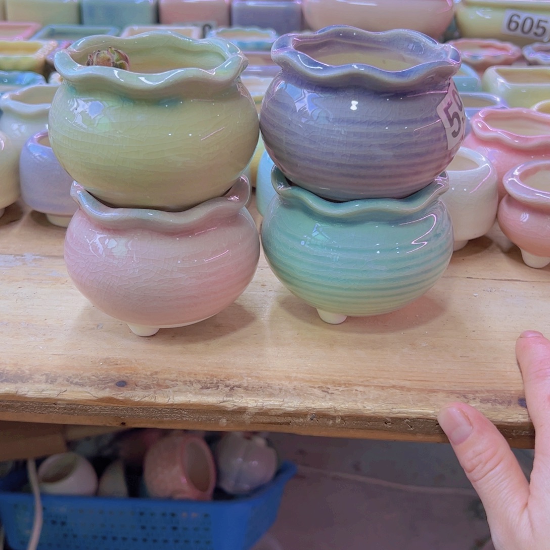 陶瓷花盆当场凑满12包邮