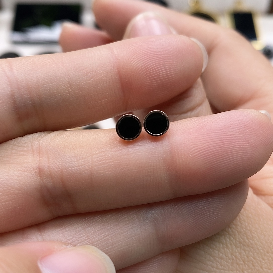 翡翠18K金镶嵌耳饰