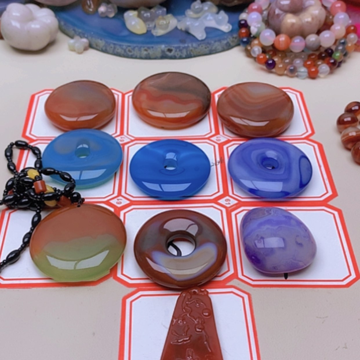 【闪购商品】未镶嵌玛瑙/玉髓珠宝半成品N**蘭