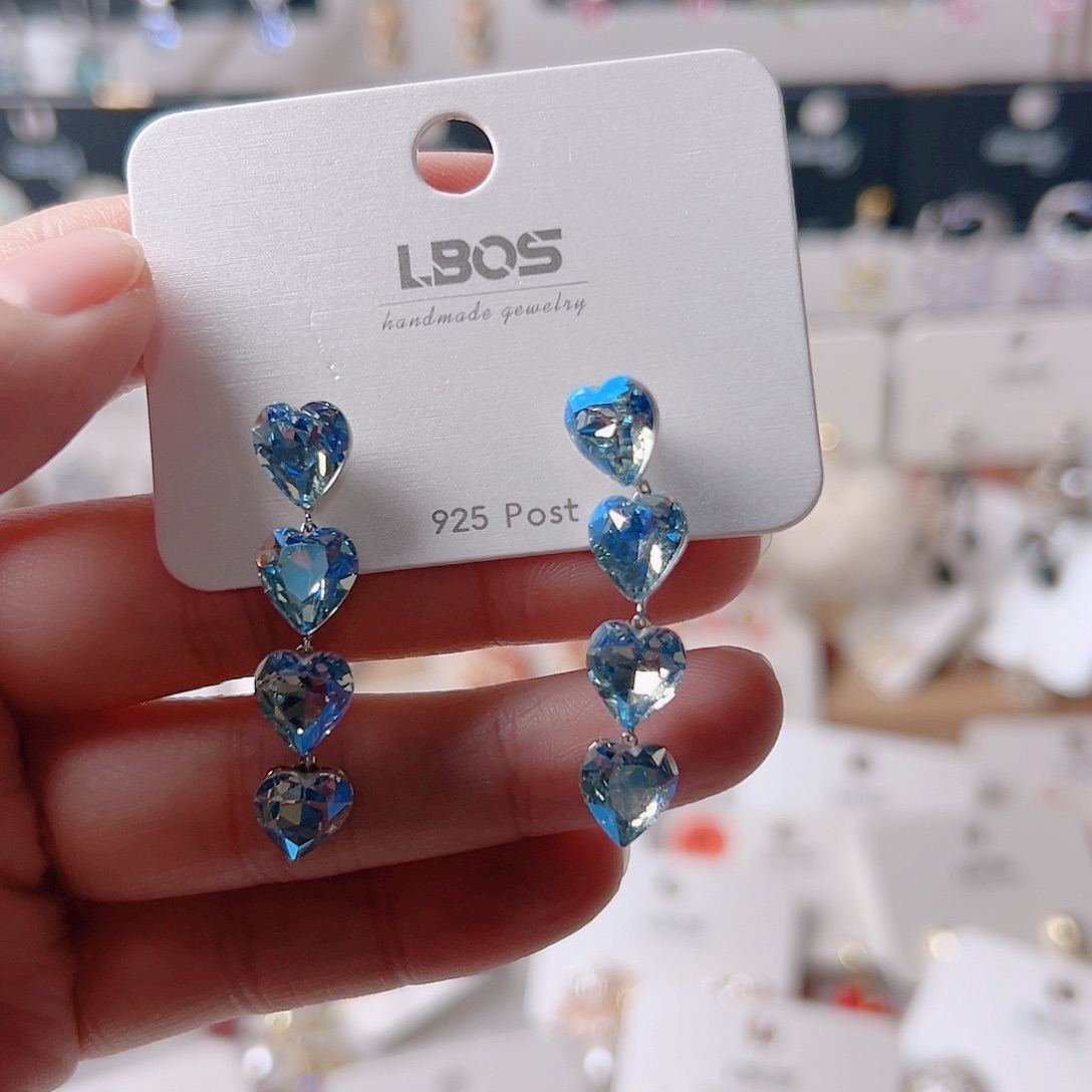 锆石纯铜合金耳环的