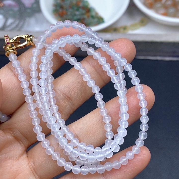 仙***怼翡翠未镶嵌颈饰翡翠