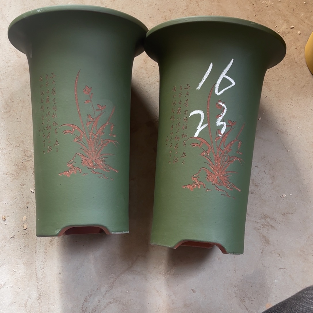 宜兴原矿紫砂花盆