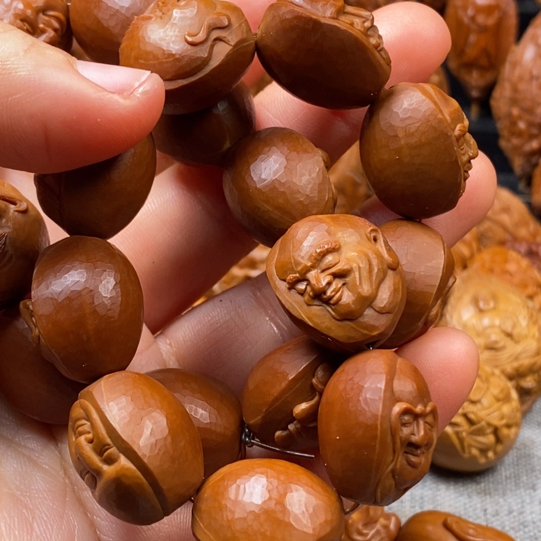 橄榄核手串/手链1.9铁核 罗汉手持脖挂 不接定制