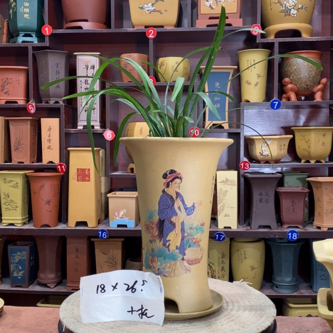 紫砂艺术紫砂花盆