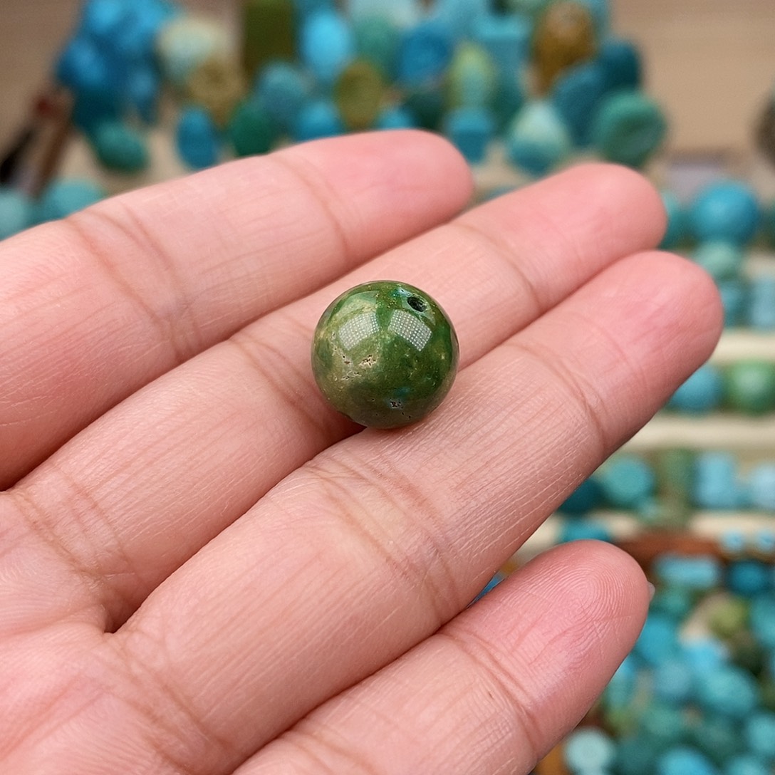 绿松石珠宝奇石未镶嵌