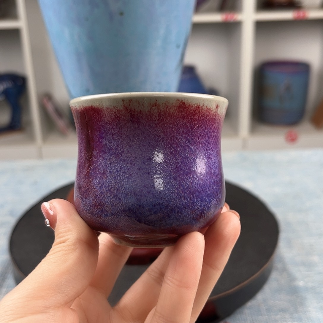 瓷片主人杯工艺品