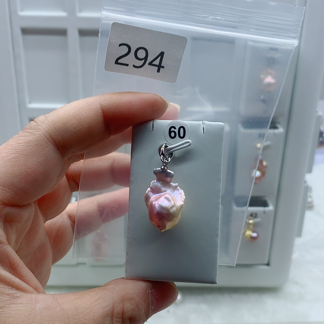 淡水珍珠吊坠(不含链)合金