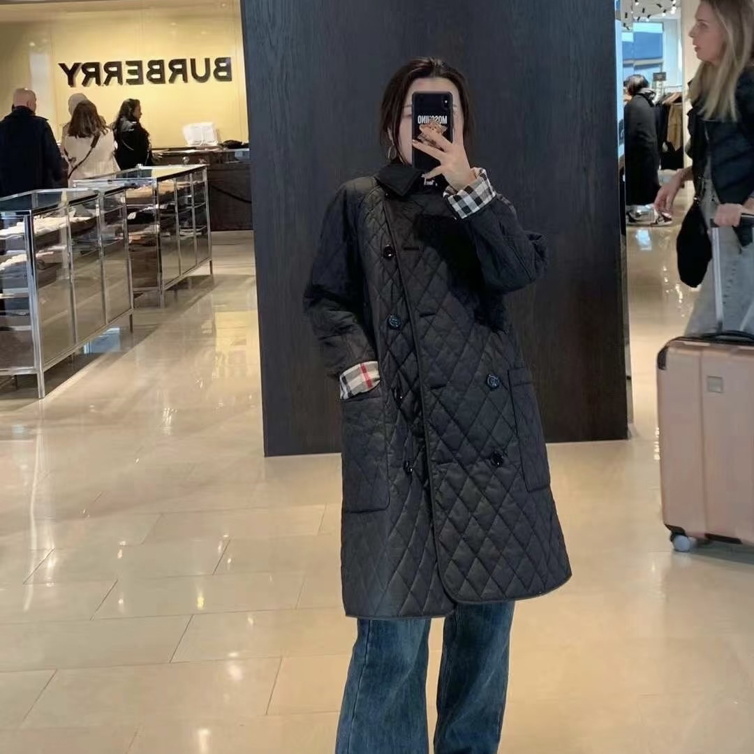 99新 AMIPARIS Burberry 中长款 棉服