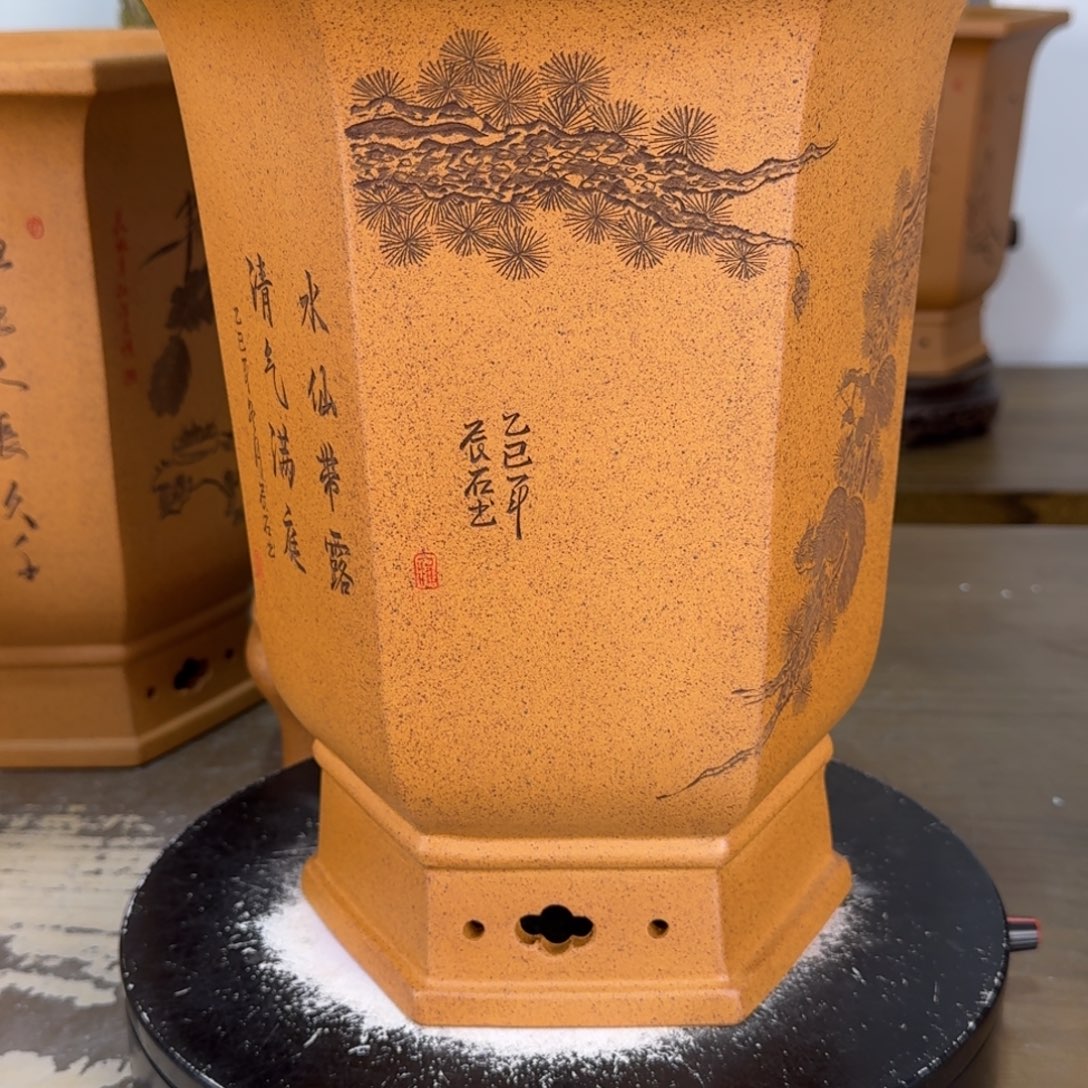 春***瑟花盆紫砂紫砂花盆