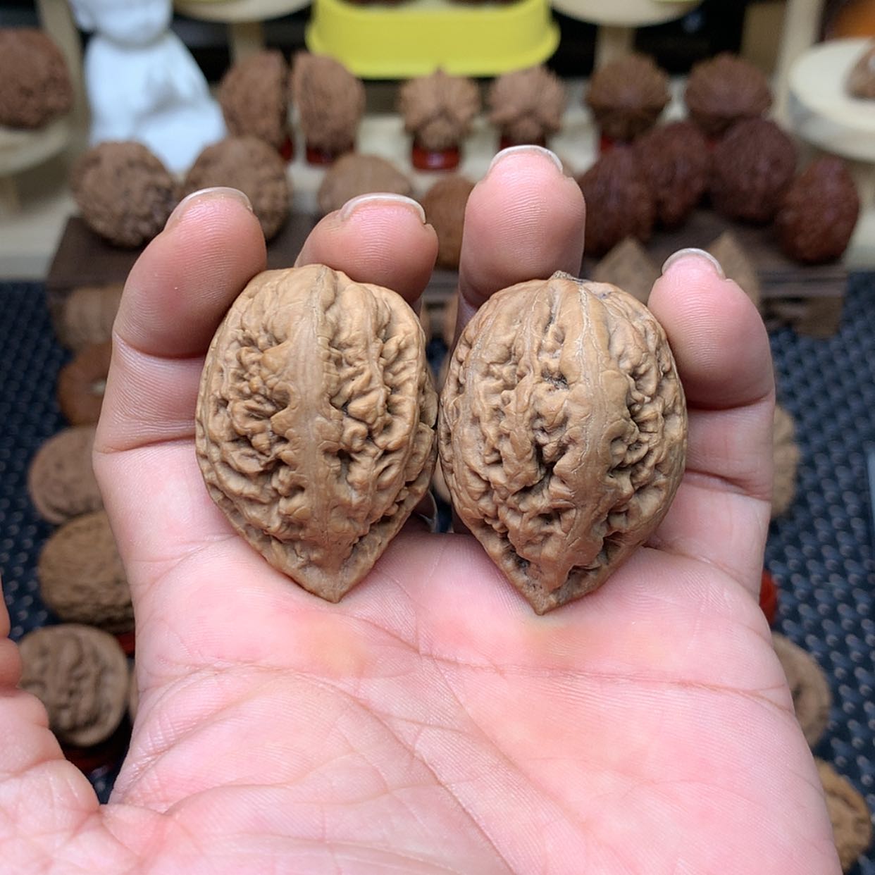 【闪购商品】文玩核桃把件全品吉林灵蛇秋38.7