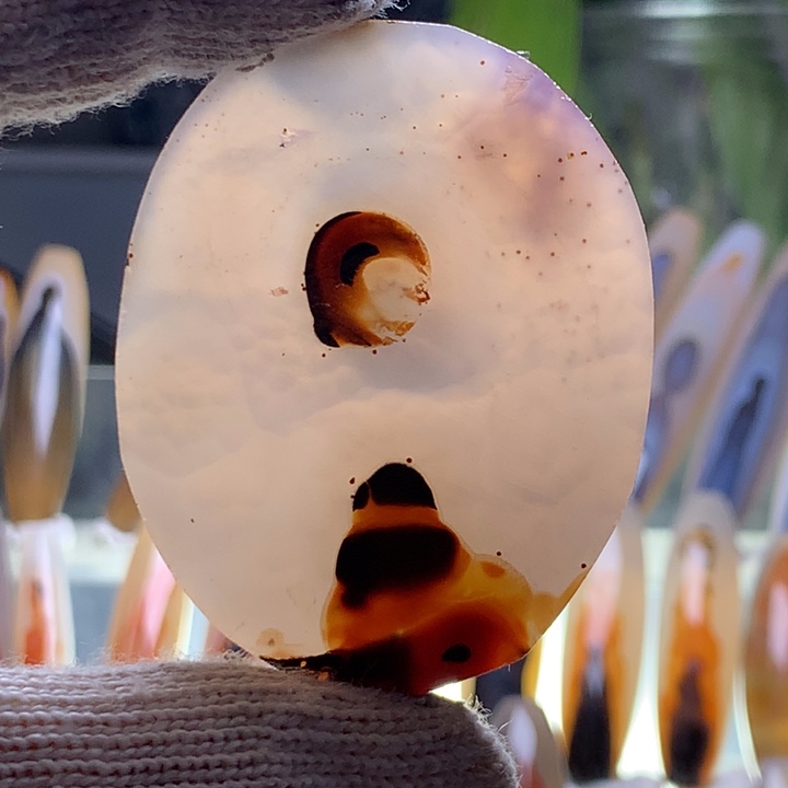 未镶嵌玛瑙/玉髓珠宝半成品120