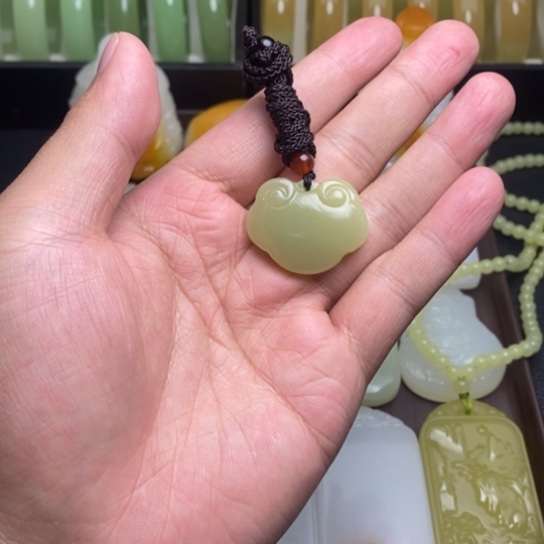 福利款黄色祥云锁