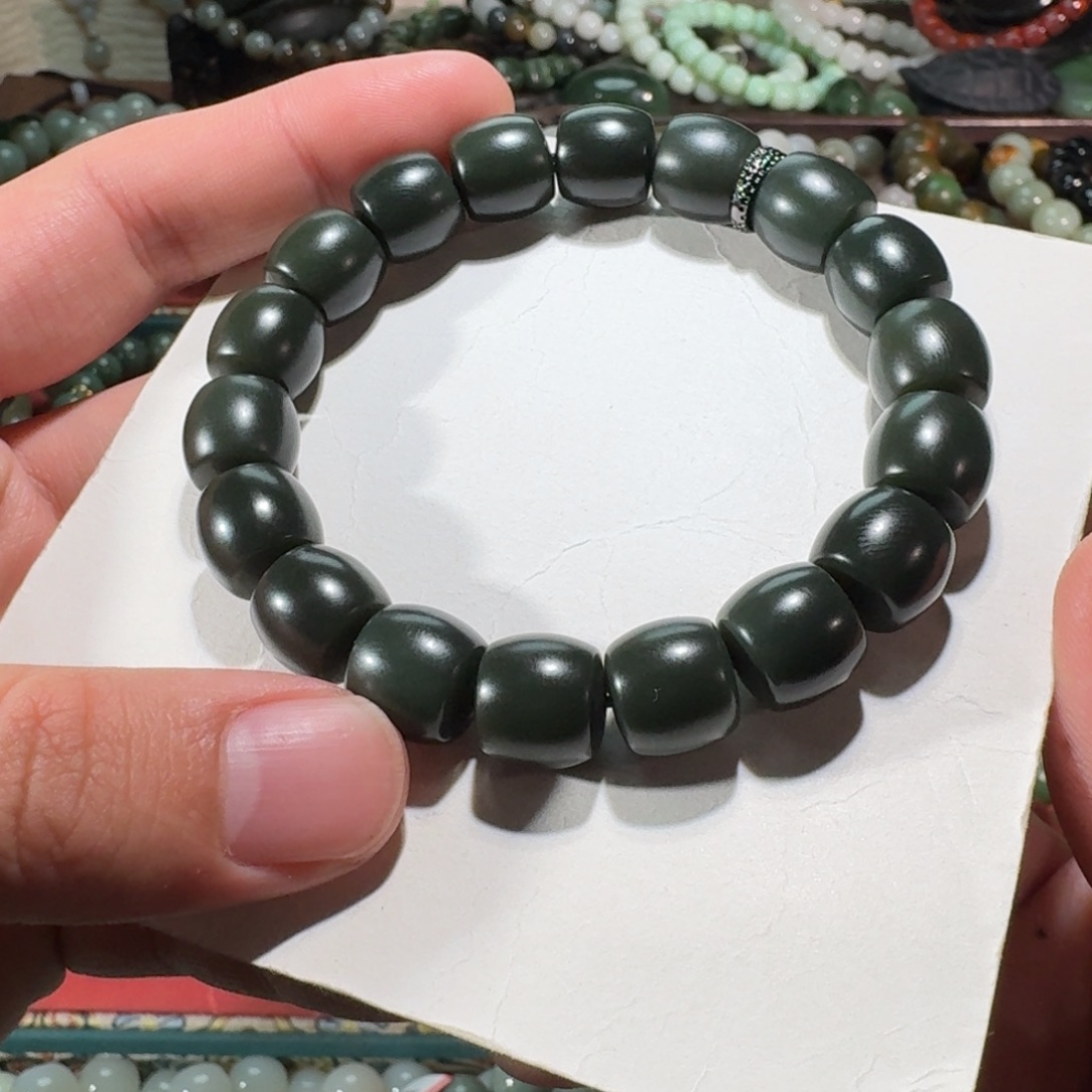 和田玉未镶嵌手链