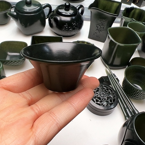 和田玉（青玉）挂件未镶嵌儒**尊