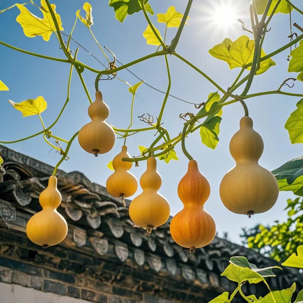 JX【福禄果】新鲜葫芦果绿皮福禄双全吉祥好运装饰摆件观赏送礼佳品