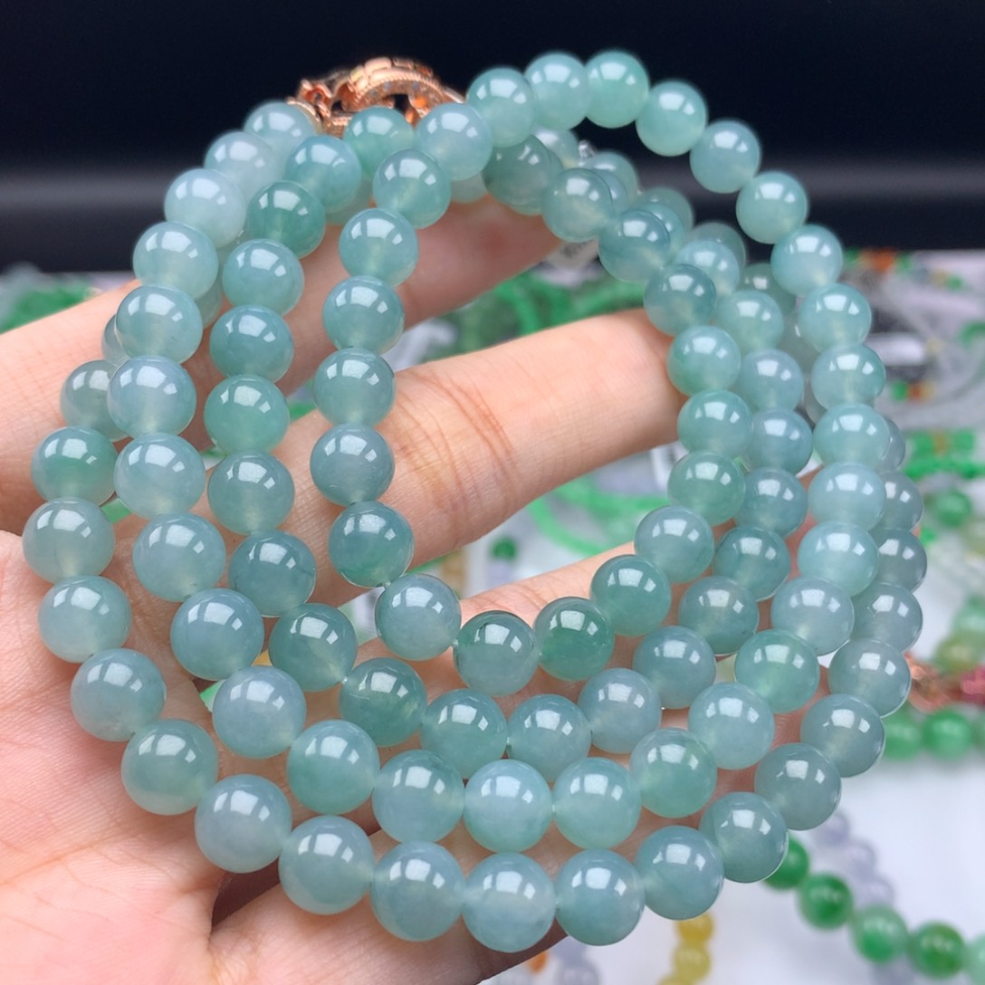 翡翠手链未镶嵌卡