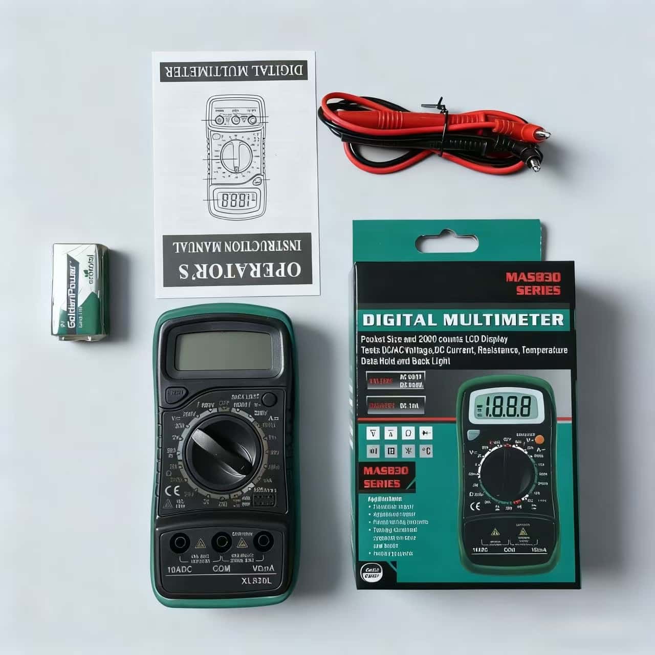 数字高精度迷你电工专用多功能维修万用表小型便携式