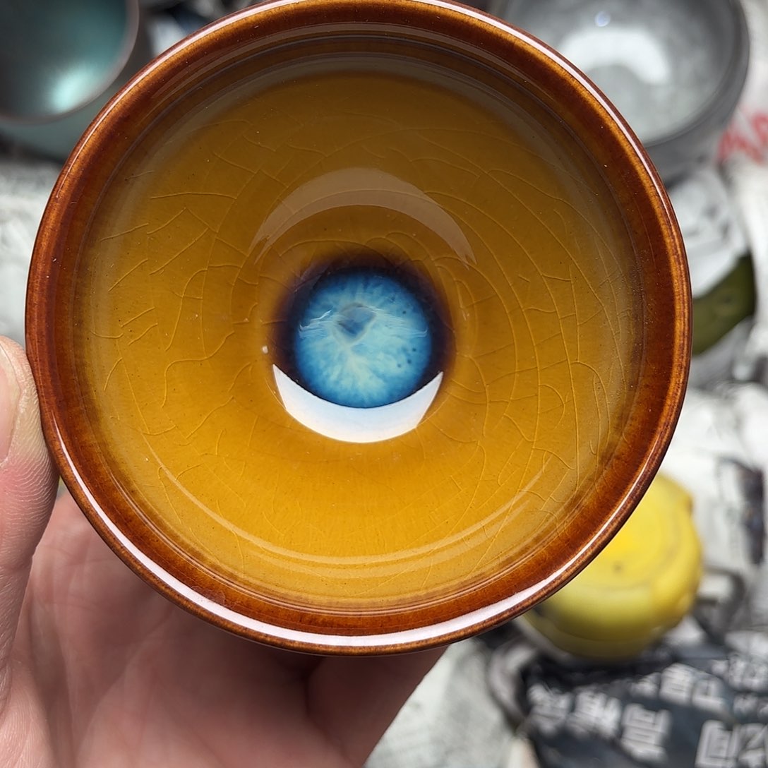 茶盏微瑕建盏主人杯一只