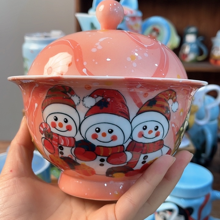 陶景德镇釉下手绘陶瓷 