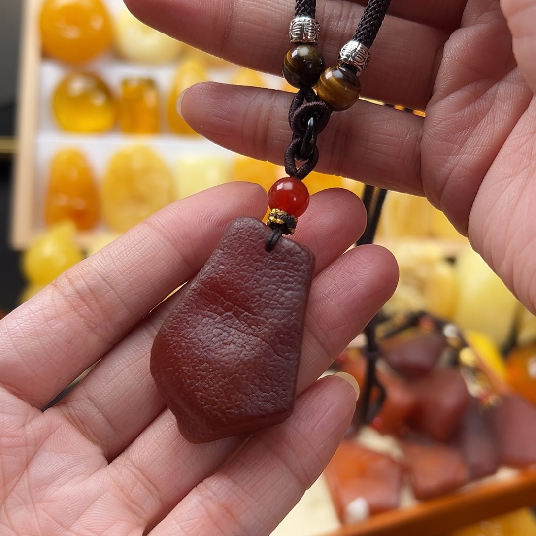 蜜蜡颈饰未镶嵌蜜蜡