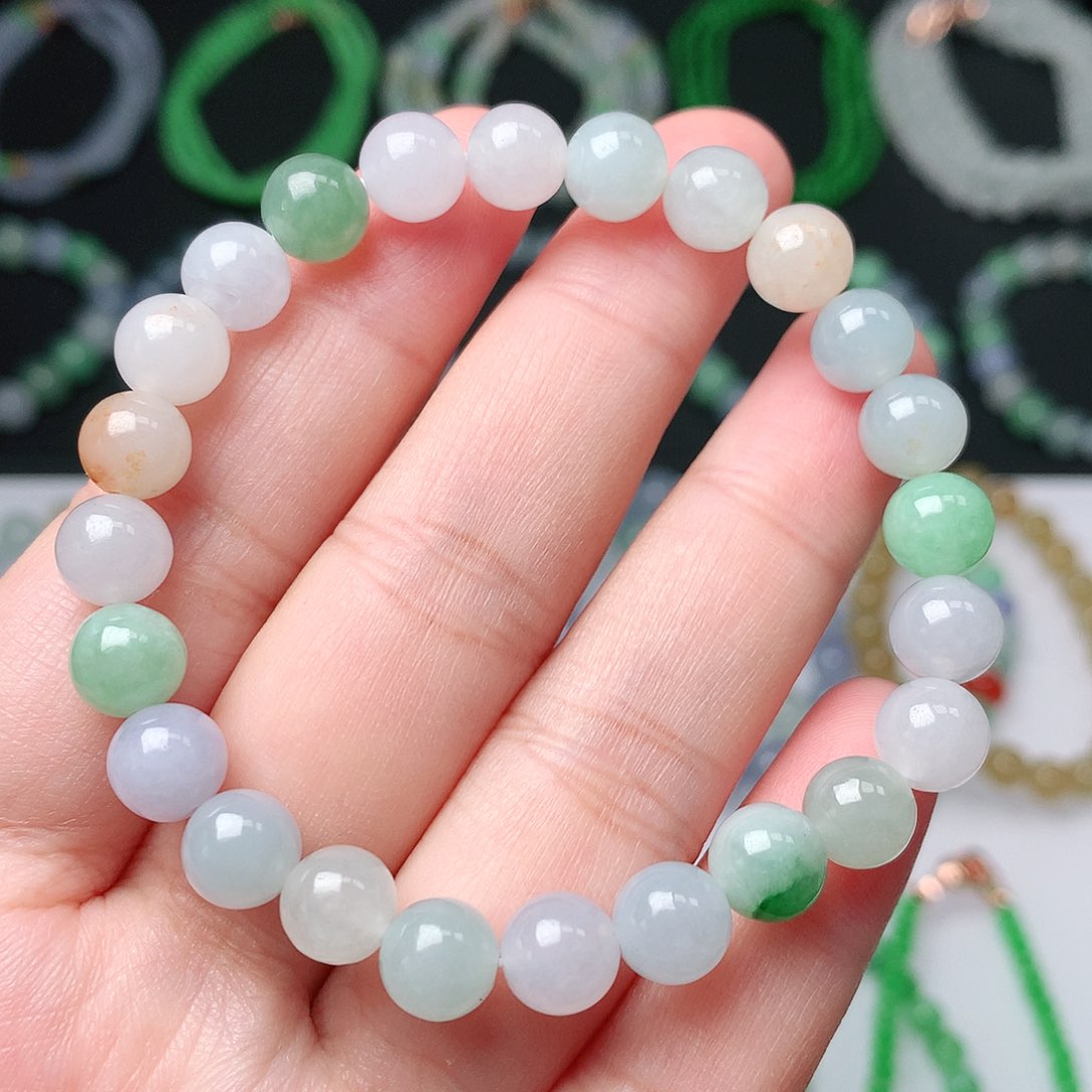 翡翠手链未镶嵌翡翠