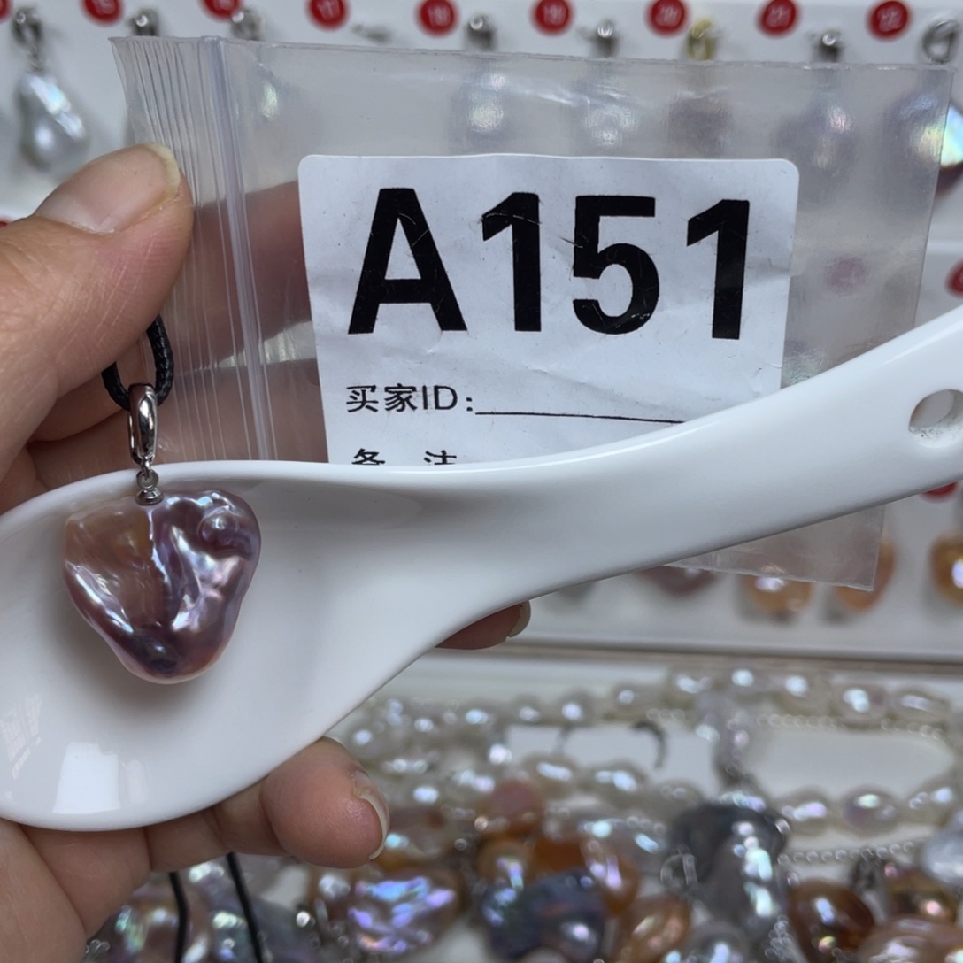 淡水珍珠巴洛克银S925镶嵌