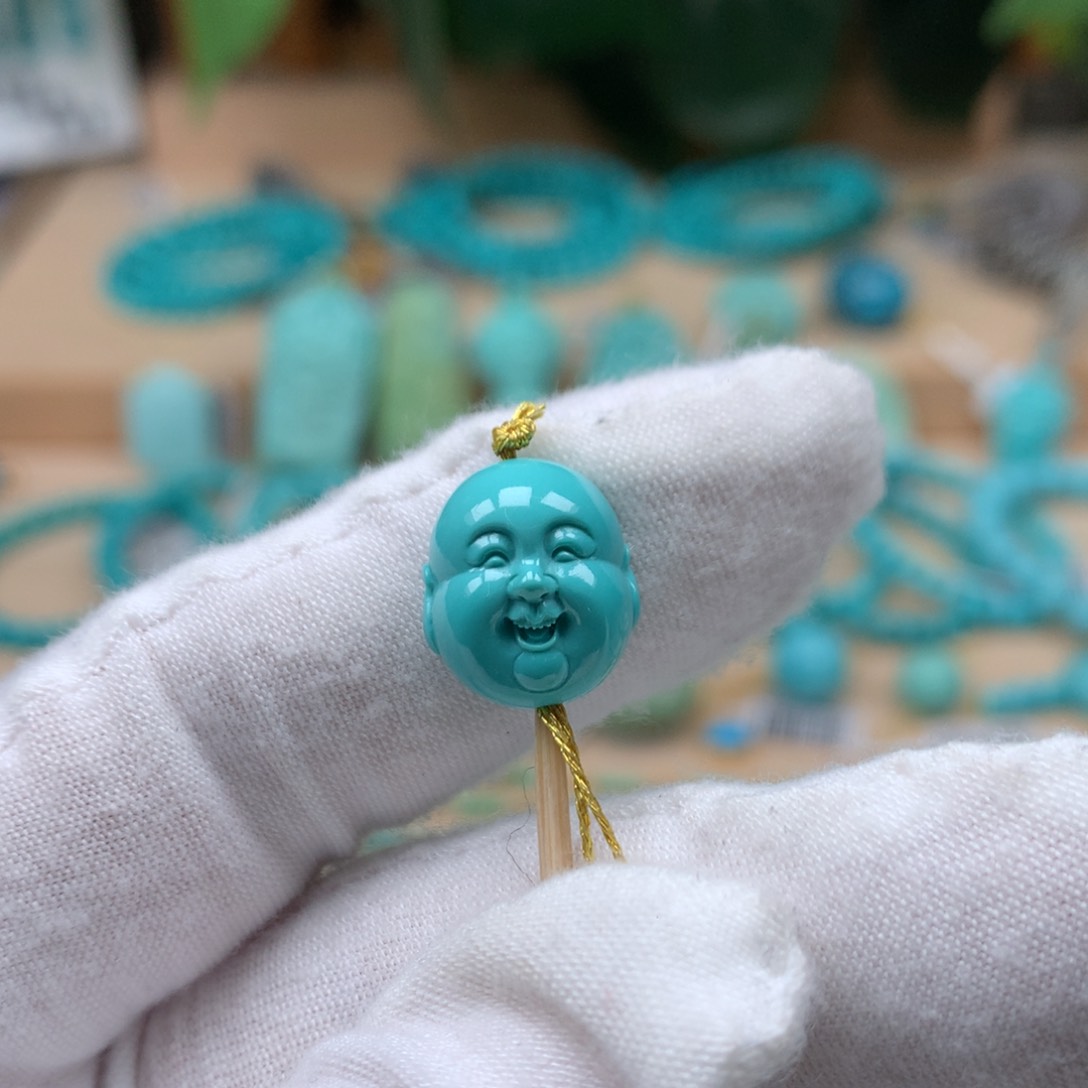 绿松石弥勒未镶嵌