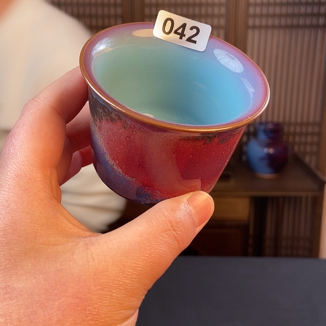 瓷片钧瓷主人杯杯