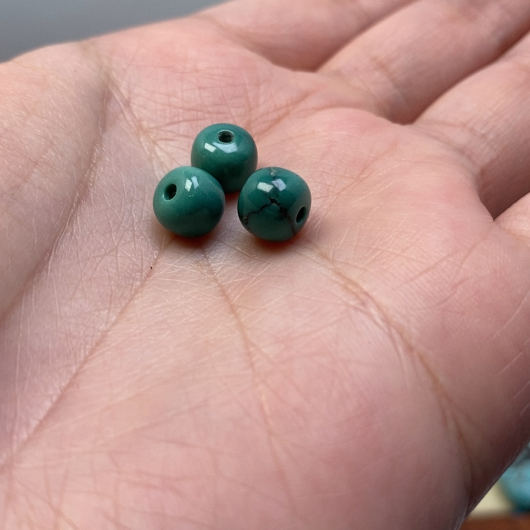 绿松石珠宝半成品未镶嵌