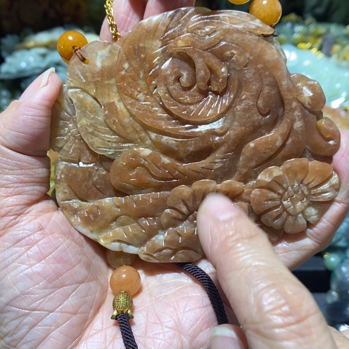 岫玉岫玉吊坠未镶嵌