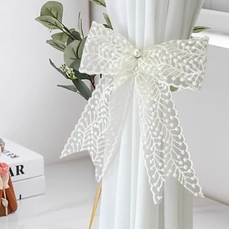 窗纱绑带 发财树蝴蝶结