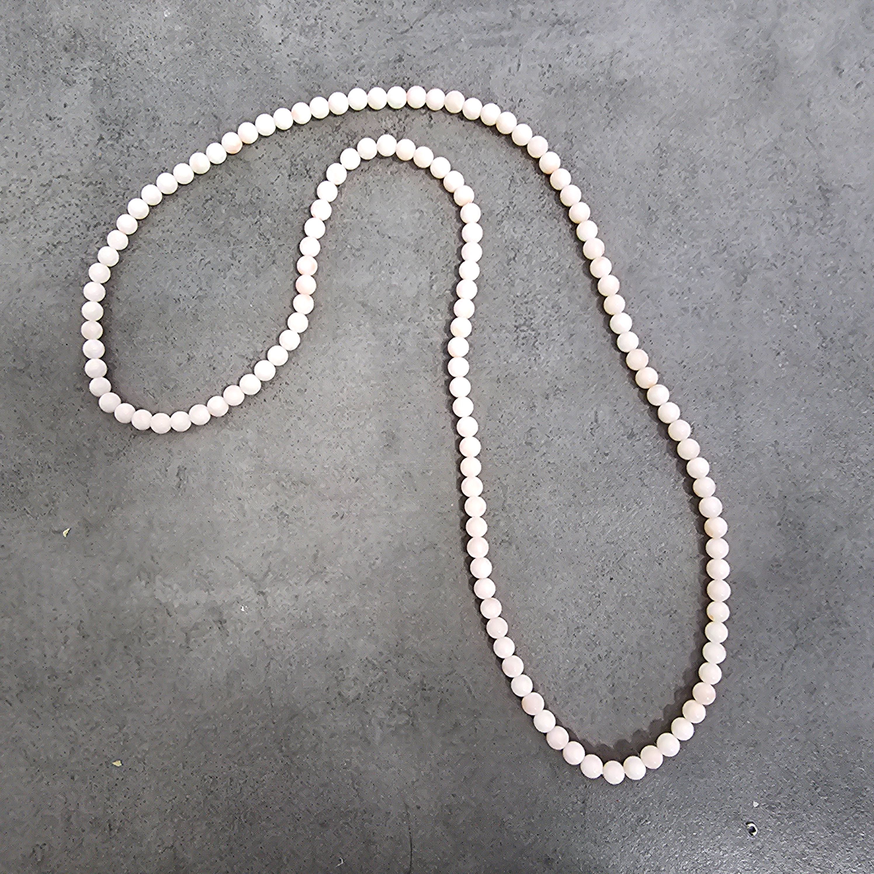 Chii Lih绮丽珊瑚 天然珊瑚 多样性 粉白珊瑚项链/99895